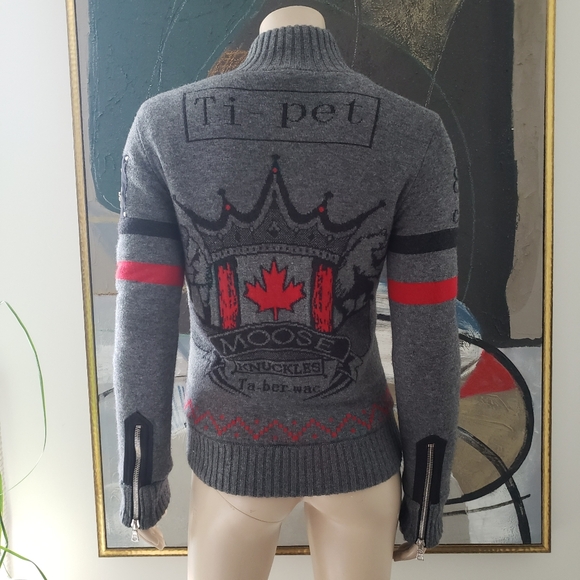 Moose Knuckles | High-collar Zip-up Cardigan - Picture 3 of 16